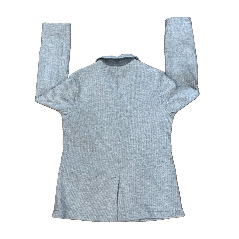 Faherty Inlet Women's Size Small Cotton Blend Knit Blazer Cardigan Jacket Gray - Picture 5 of 13